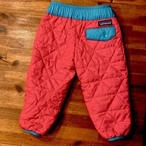 Patagonia Reversible Snow Pants, Fox in the Forest Print, 6-12 M